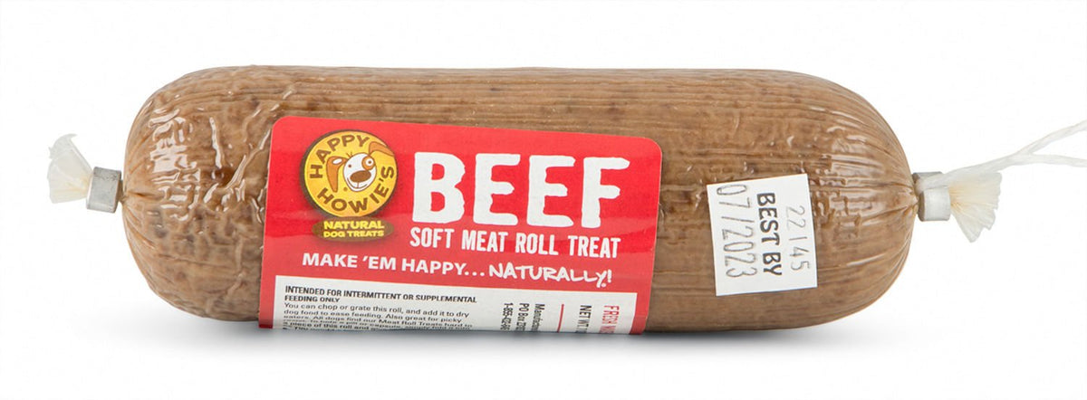 Happy Howie's Gourmet Meat Roll, Beef Size: 7 oz