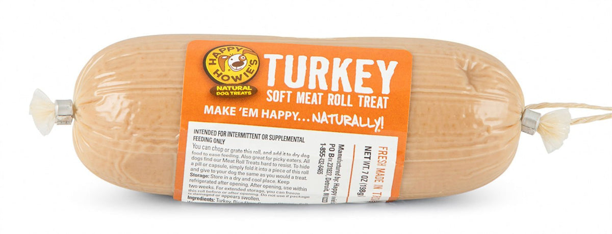 Happy Howie's Gourmet Meat Roll, Turkey Size: 7 oz