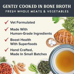 Gently Cooked Grain Free Vegetarian Recipe Pouches for Dogs -3oz