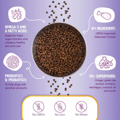 Health Extension Little Bites Chicken & Brown Rice Recipe Dry Dog Food 4lb