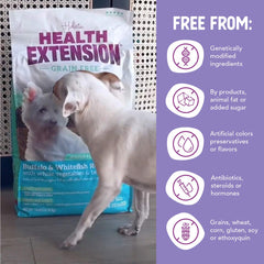 Health Extension Grain Free Buffalo & Whitefish Little Bites Dry Dog Food 10lb