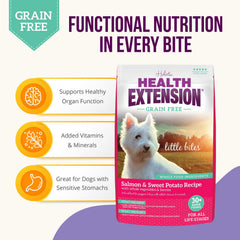 Health Extension Grain Free Salmon Little Bites Dry Dog Food 3.5lb