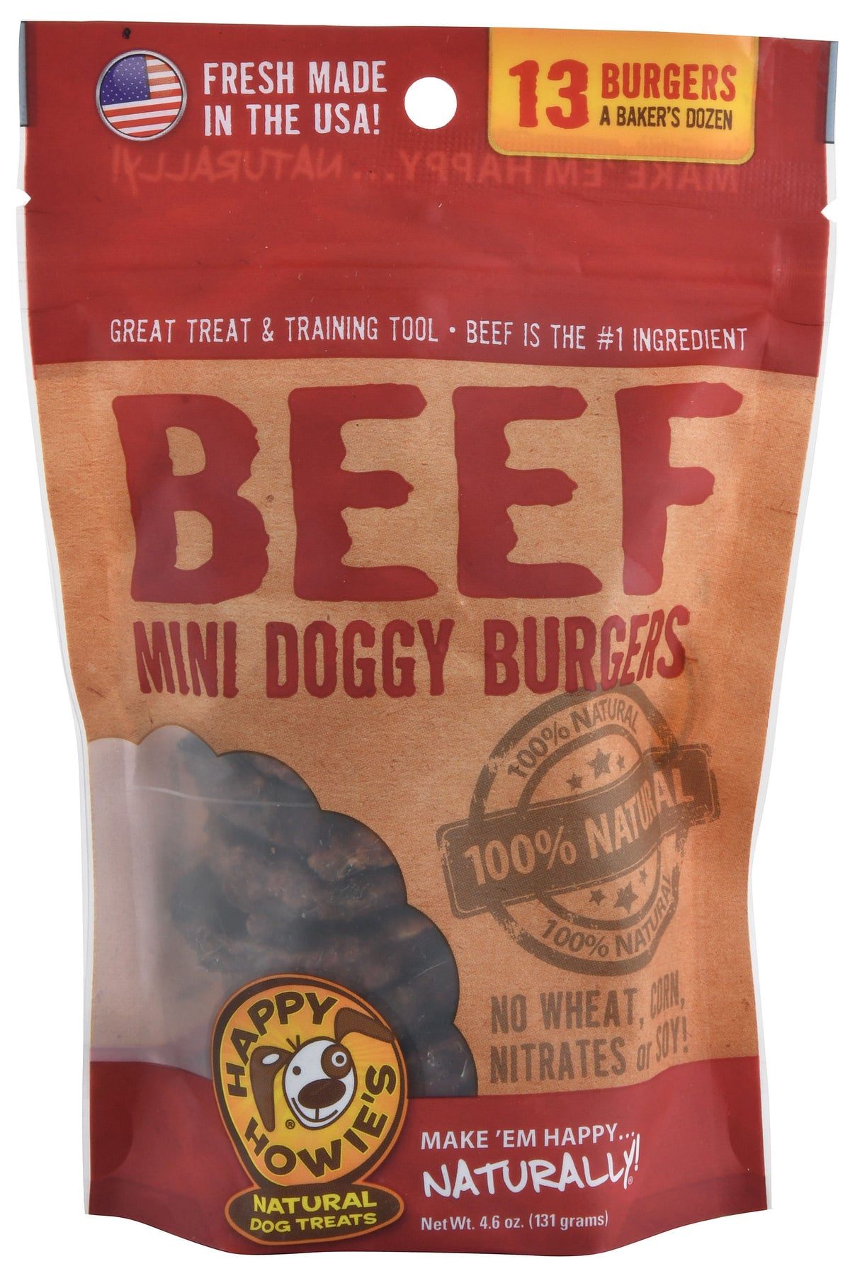 Bakers Dozen 2" Beef Burgers, 13 count