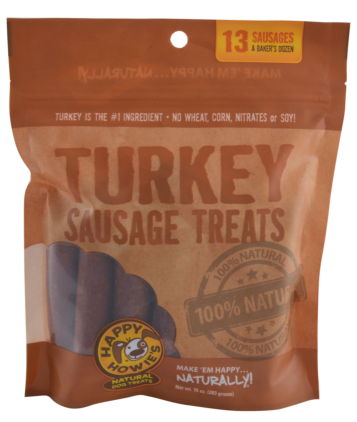 Happy Howie 4" Turkey Sausage Links, Bakers Dzn, 13ct