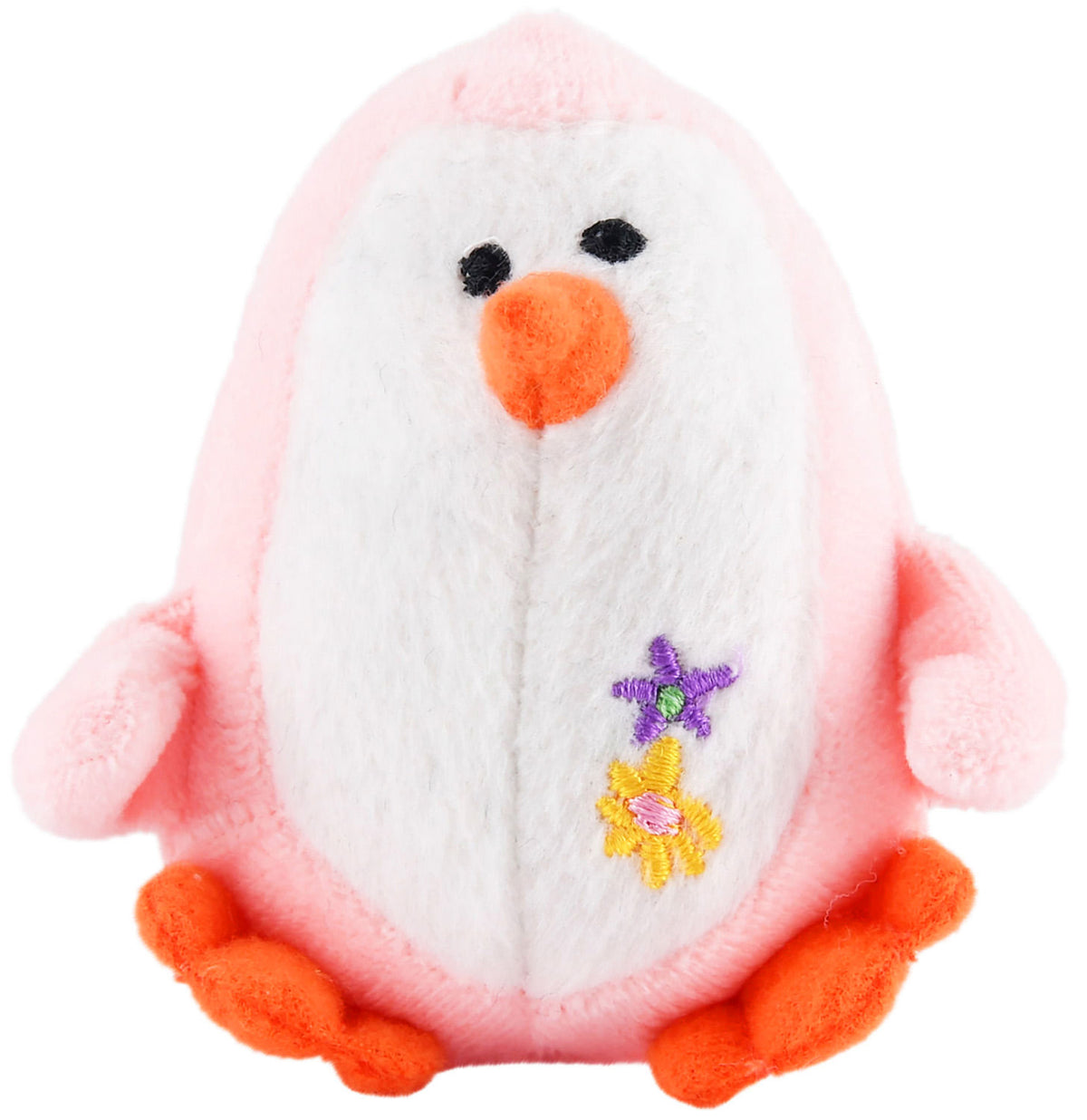 Jeffers Color Plush Penguin Squeaky Toy for Small Dogs, Pink, 3"– Cute, Safe, and Comfy Plush Pet Toy for Puppies, Interactive Fun, Holiday Gifts, Travel Friendly, and Ideal for Playtime