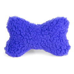 Jeffers Bone Shaped Fuzzy Squeaker Toy | Size L, 7.5 inch | Plush Dog Toy with Squeaker