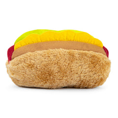 Jeffers Pet Plush American Grill Time Cuisine Dog Toys – 6" Squeaky Hotdog Plush Toys for Dogs – Chew, Cuddle, Interactive Play, Soft Durable Fabric, Puppy Gift, Christmas Stocking Stuffer