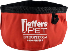 Jeffers Collapsible Bowl Color: Red