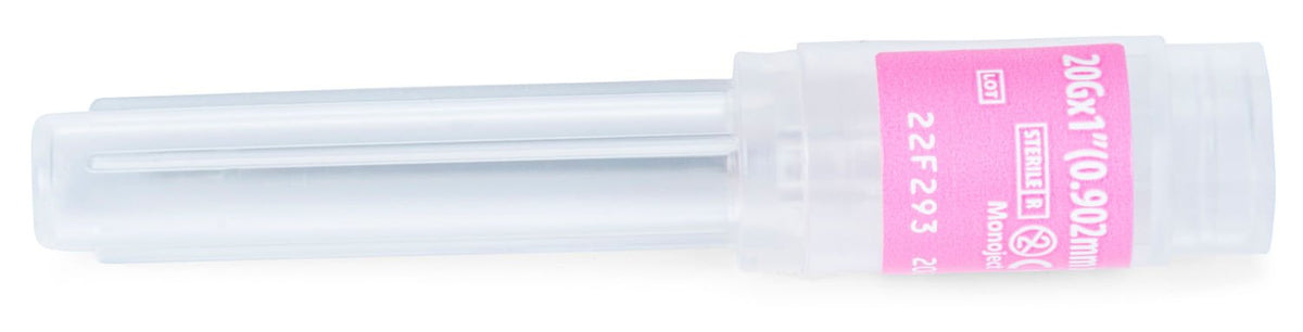 20ga x 1" Poly Hub Needle (100)