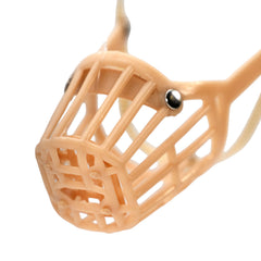 Plastic Dog Muzzle, Tan, 15", model # 8