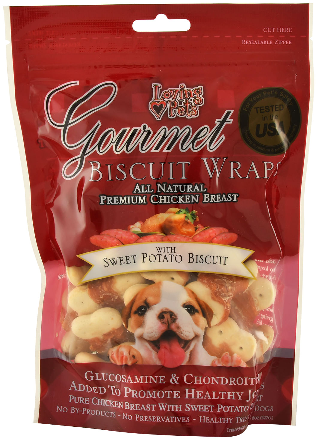 Gourmet Chicken Wraps, Sweet Potato Biscuit, 8oz