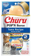Inaba Churu Pop'N Serve Cat Treat Tuna 2.46oz. (Case of 4)