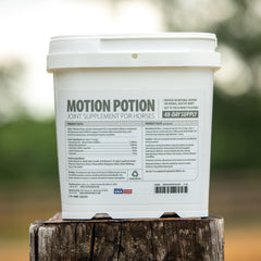 Jeffers Motion Potion Horse Joint Supplement Pellets – Glucosamine HCL, MSM, Chondroitin, Hyaluronic Acid, Vitamin C & E, Daily Equine Support for Senior & Active Horses – 3.1, lbs 48 Day Supply