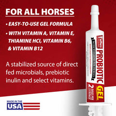 Jeffers IverPro 2 Pack Ivermectin Plus Probiotic Paste for Horses | 1.87% Ivermectin Dewormer Gel & Digestive Support Oral Gel | Broad-Spectrum Parasite Control | Safe for Foals, Mares & Stallions