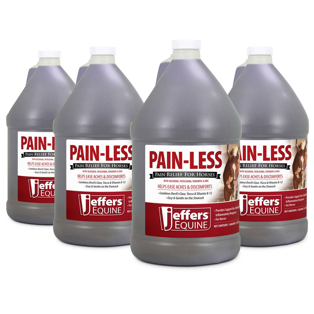 Jeffers Pain-Less, Gallon, 4ct