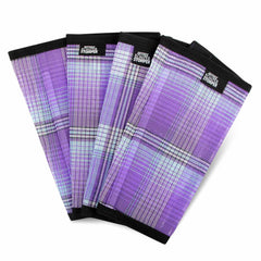 Jeffers Romper Stomper Fly Boots for Horses - Purple & Light Blue Plaid, Small – Breathable Mesh Leg Wraps for Insect Protection, Stable Accessories for Summer Turnout, Hoof & Leg Care - 4 Pack