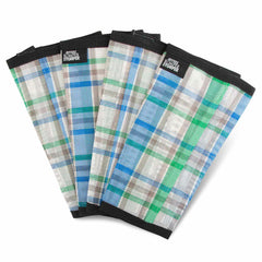 Jeffers Romper Stomper Fly Boots for Horses, Blue, Green, Tan Plaid, Small – Breathable Mesh Leg Wraps for Insect Protection, Stable Accessories for Summer Turnout, Gear, Horse Leg Care - 4 Pack
