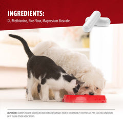 Jeffers Pet Uracid DL-Methionine Capsules for Dogs & Cats, Urinary pH Acidifier for Crystals, Bladder Stones, Urinary Tract Support, Fast Acting Urinary Health Supplement, Made in USA - 1000 Capsule