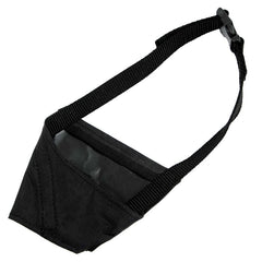 Jeffers Pet Breathe Comfort Dog Muzzle – Large Size, Black, Soft Padded Nose Guard, Lightweight, Breathable Waterproof 600D Ripstop, for Pet Grooming, Home, Air Travel, Cute Secure Fit for Dogs
