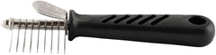 Jeffers Pet Grooming Comb for Detangling Mats and Knots for Dog and Cats – Stainless Steel Comb for Thick or Long Hair – Dematting Tool for Shedding, Undercoat, and Hair Removal - 12 Blade