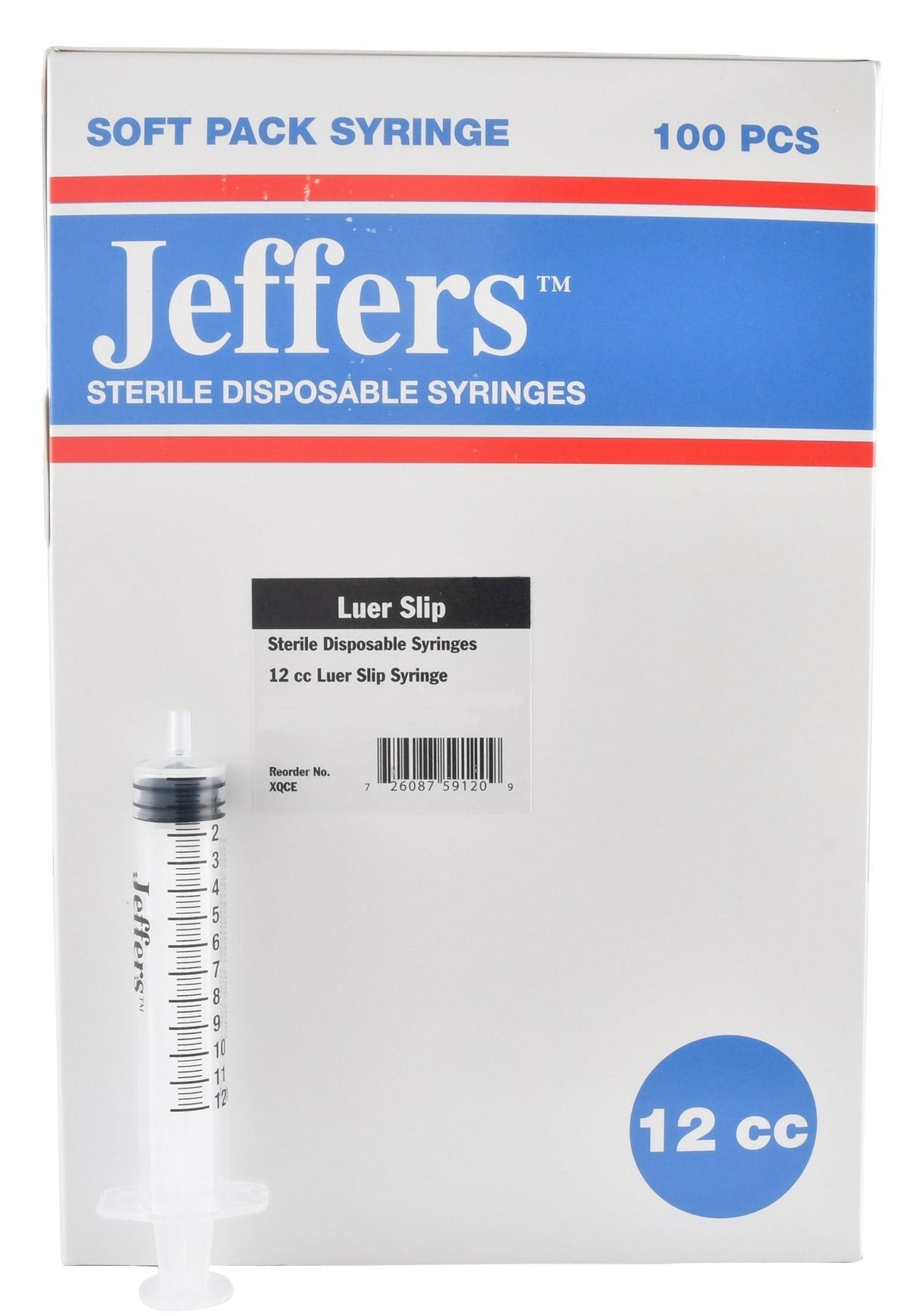 12ml Luer Slip Syringe (box/100)