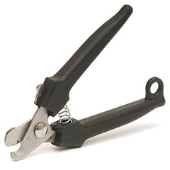 Jeffers Pet Nail Clippers – Small Thick Blade, Plier Style Grooming Tool for Dogs & Cats, Stainless Steel Trimmer with Stopper Tap Screw, Spring Loaded Handle, Professional Pet Nail Clipper, Black