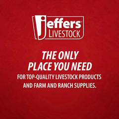 Jeffers OB Saw Handles Stainless Steel Pair for Veterinary Obstetrical Wire, Screw Lock Handles for Vet OB Saw Wire, Livestock Cattle Goat Veterinary Equipment, Farm Animal Vet Tools, 1 Pair