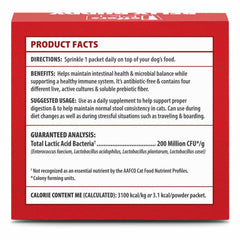 Jeffers Pet Belly Buddy Probiotic Supplement Packets for Dogs, 30 count