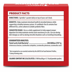 Jeffers Pet Belly Buddy Probiotic Supplement Packets for Cats, 30 count