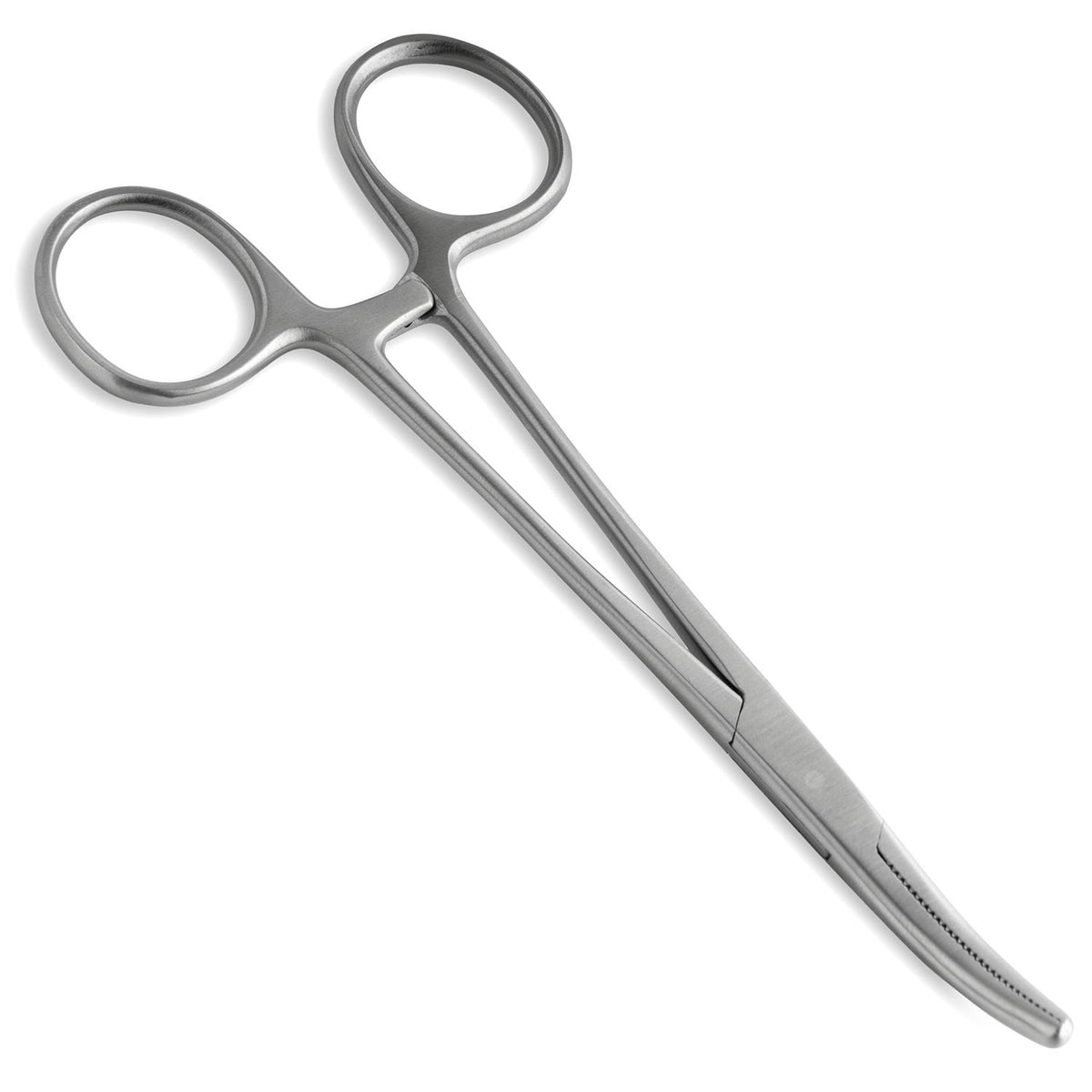Jeffers Stainless Steel Artery Forceps Needle Holder, Locking Hemostat Veterinary Surgical Instrument, Stainless Steel Clamp, Suture Tool, Ligation Forceps, Vet Medical Tool - Curved 6.5"