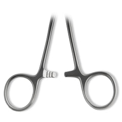 Jeffers Stainless Steel Artery Forceps Needle Holder, Locking Hemostat Veterinary Surgical Instrument, Stainless Steel Clamp, Suture Tool, Ligation Forceps, Vet Medical Tool - Curved 6.5"