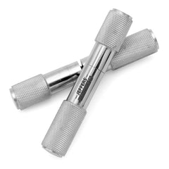 Jeffers OB Saw Handles Stainless Steel Pair for Veterinary Obstetrical Wire, Screw Lock Handles for Vet OB Saw Wire, Livestock Cattle Goat Veterinary Equipment, Farm Animal Vet Tools, 1 Pair