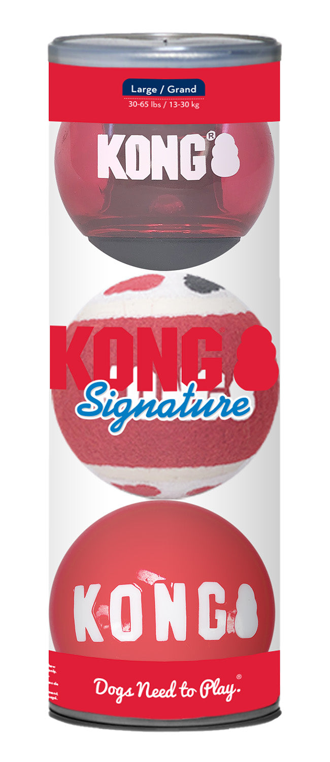 Signature Balls 3pk Asst LG