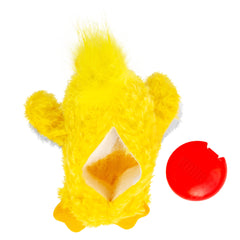 KONG Duckie Dog Toy, Extra Small, Yellow