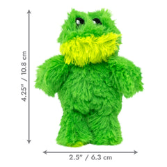 KONG Frog Dog Toy, Extra Small, Green