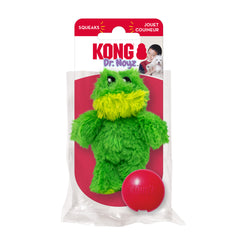 KONG Frog Dog Toy, Extra Small, Green