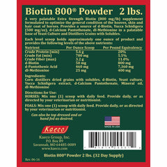 Biotin 800 Powder 2 lb