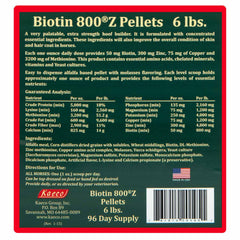 Biotin 800 Z Pellets  6 lb