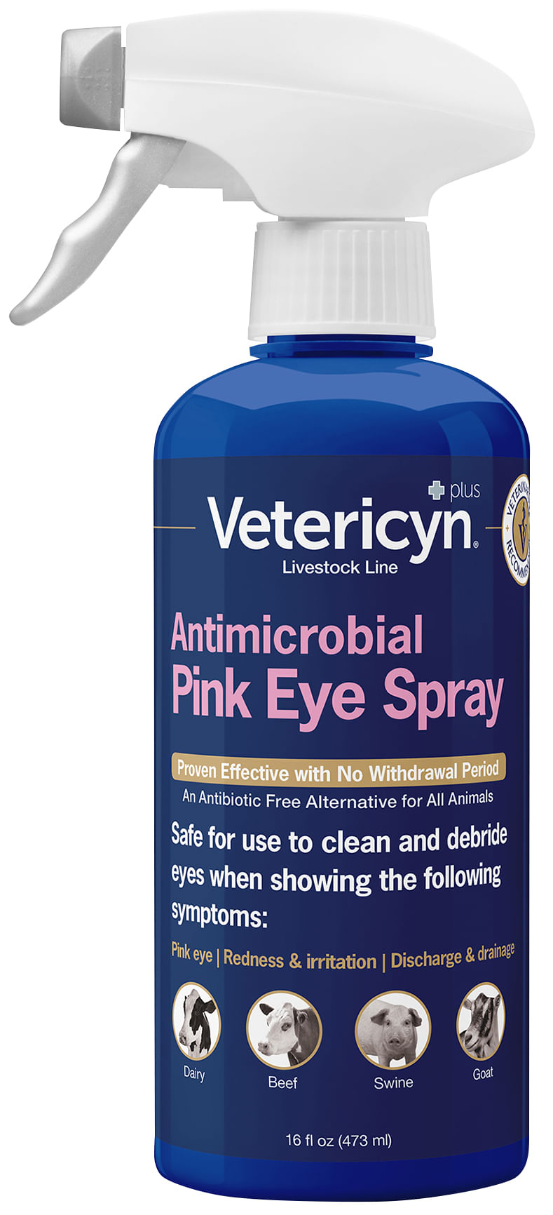 Vetericyn Pink Eye Spray, 16 oz