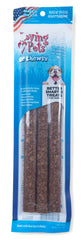 Loving Pets Be Chewsy, Bully Stick Alternative, 3pk, 10"