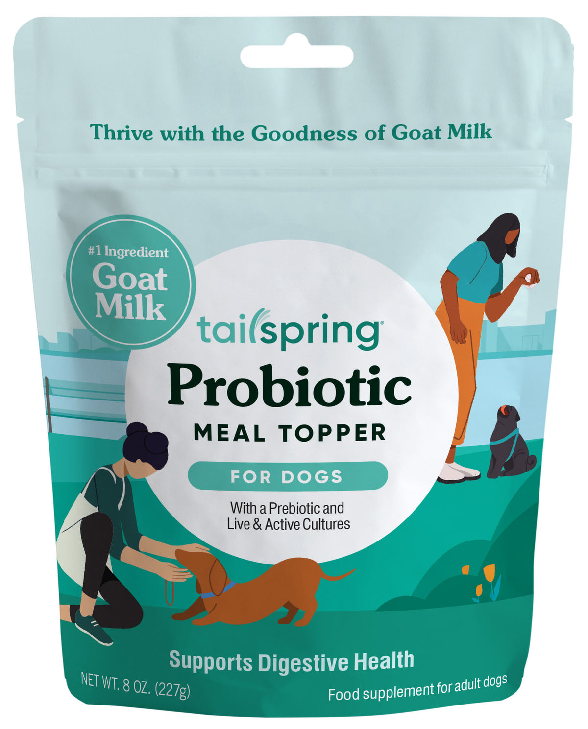 8 oz Dog Probiotic Tailspring Meal Topper