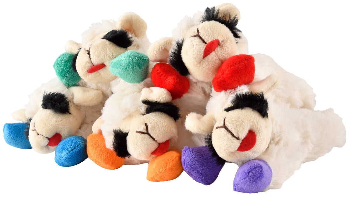 Vivid Colors Lamb Chop 6" Dog Toy, each (Assorted)