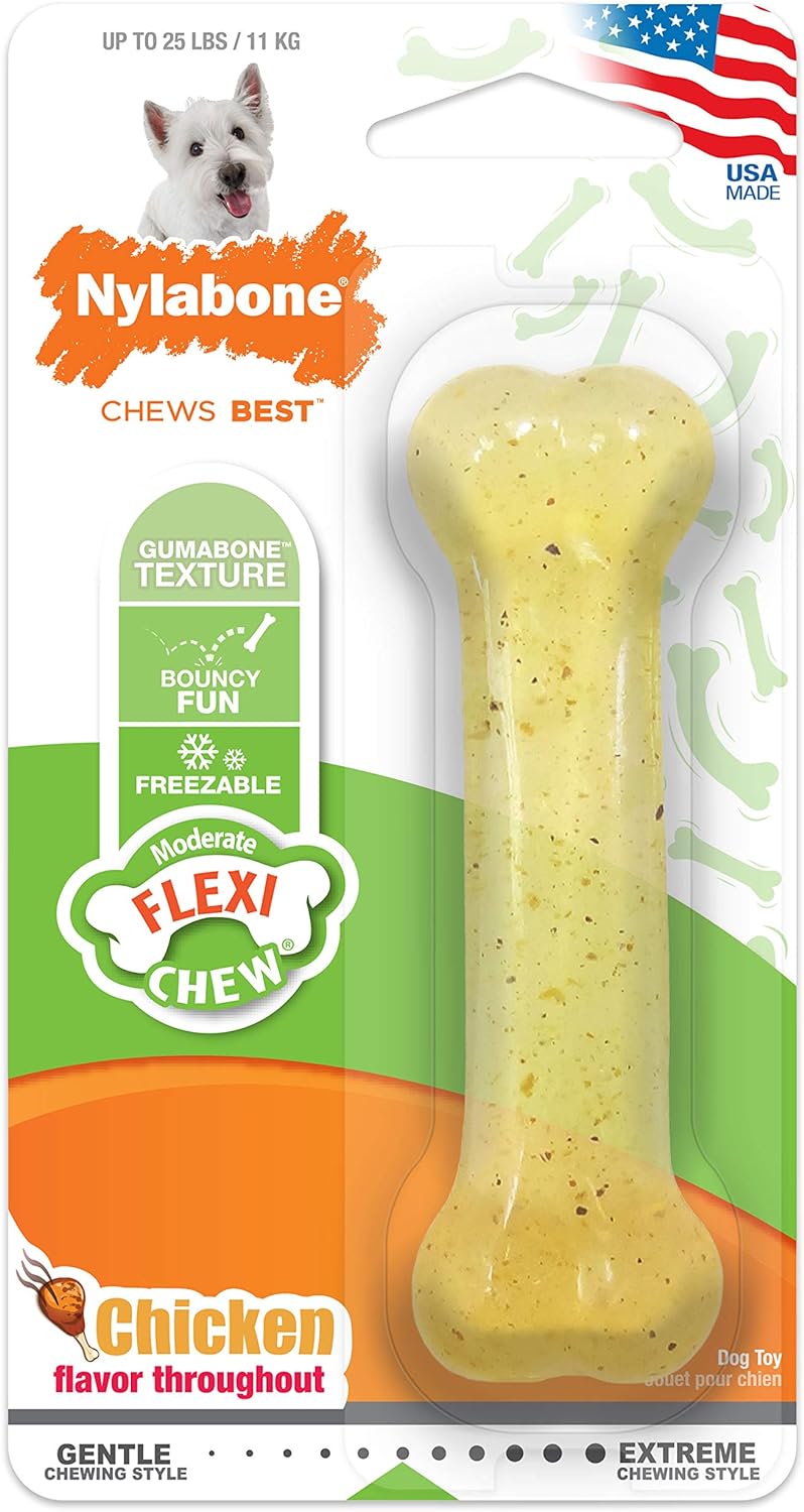 Regular 4.5" Nylabone Flavors: Chicken