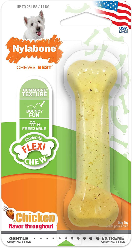 Regular 4.5" Nylabone Flavors: Chicken