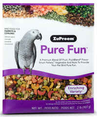 Pure Fun Bird Food for Parrots & Conures 2lb.