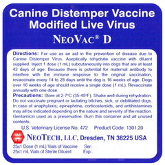 Neovac D  (25 x 1ml)