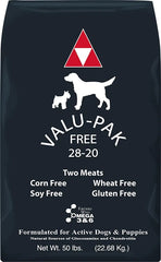 Valu-Pak Free 28-20 Dog Food (Black Bag), 50 lb