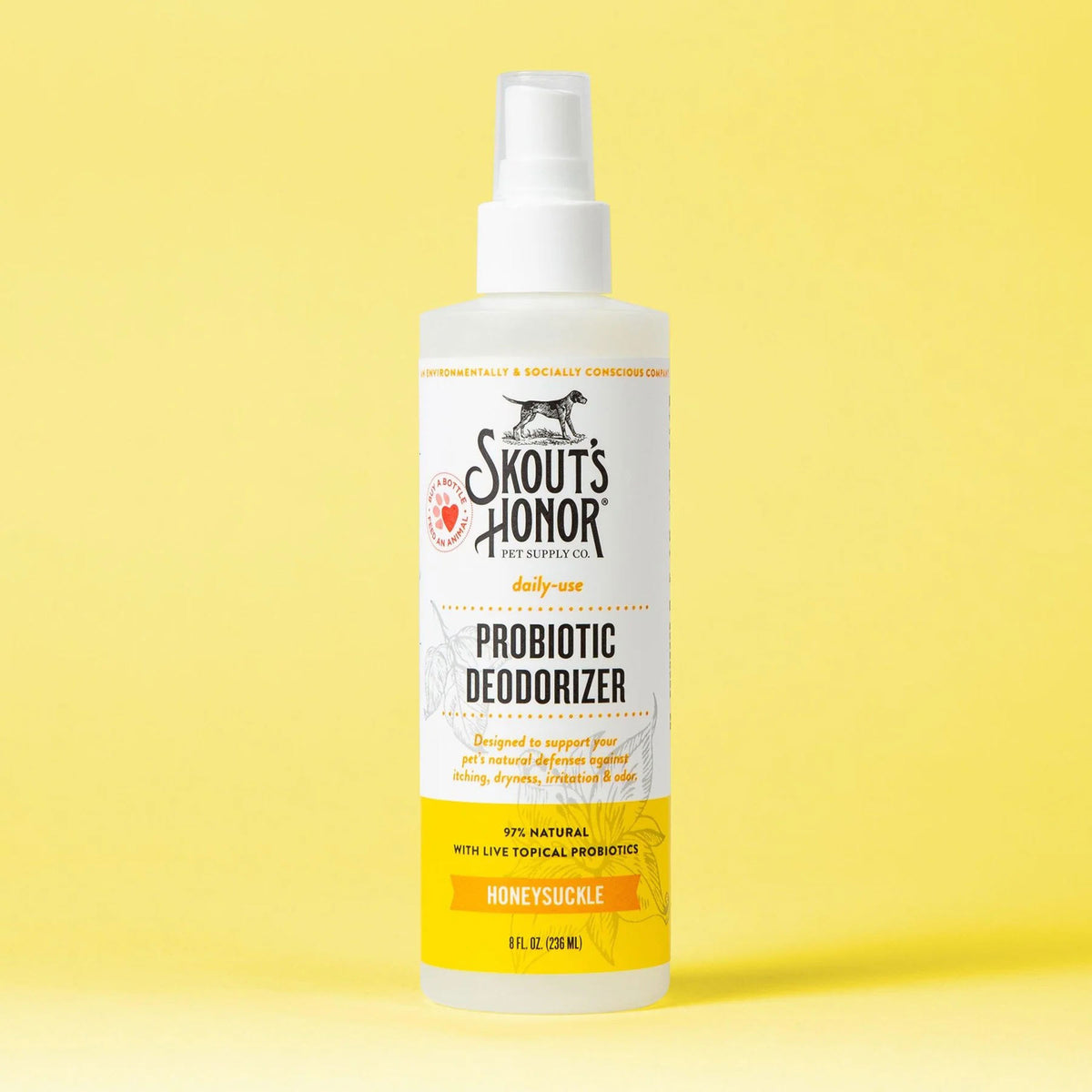 Probiotic Daily Use Deodorizer Honeysuckle, 8oz