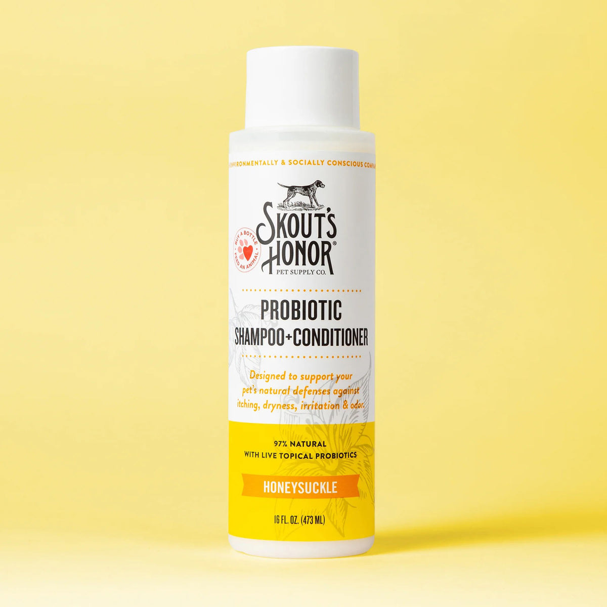 Probiotic Shampoo+Conditioner Honeysuckle, 16oz