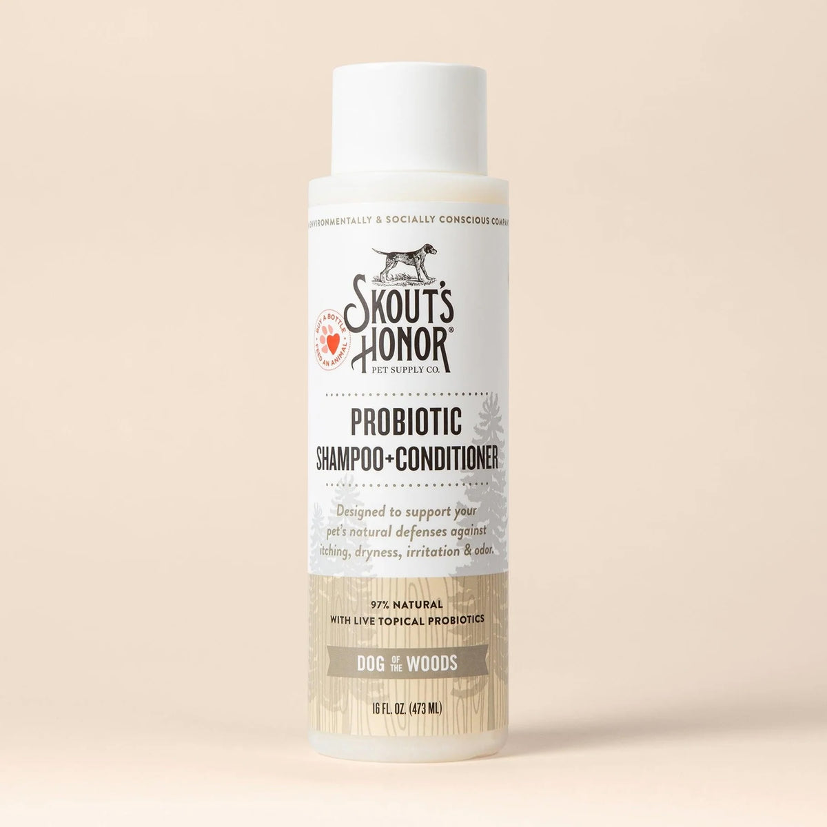 Probiotic Shampoo+Conditioner Dog of the Woods, 16oz